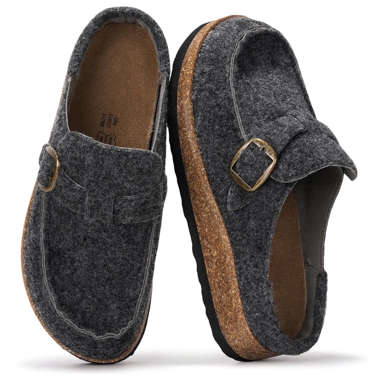 Project Cloud 100% Genuine Leather Moccasin Clogs for Women Fall Shoes
