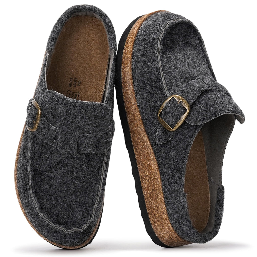 Project Cloud 100% Genuine Leather Moccasin Clogs for Women Fall Shoes