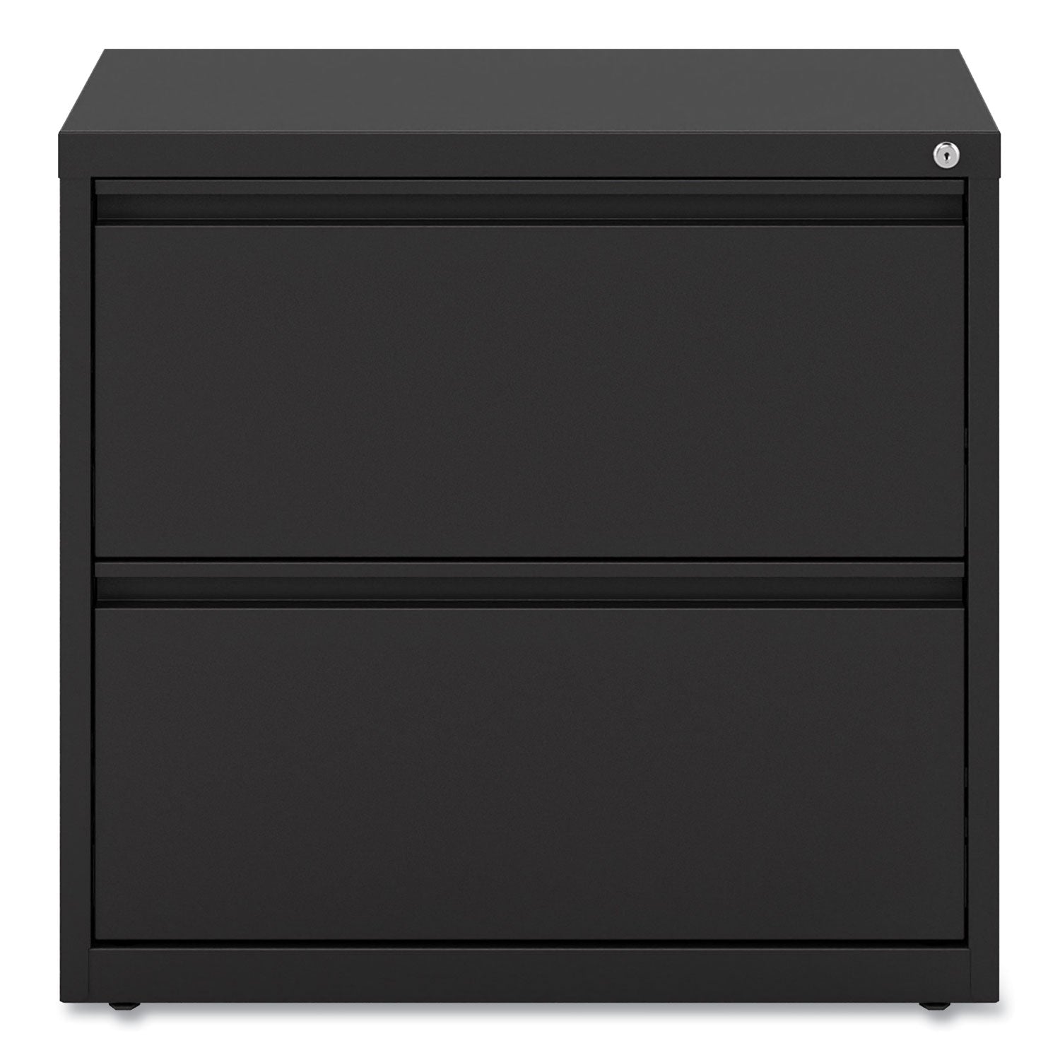 Alera Lateral File, 2 Legal/Letter-Size File Drawers, Black, 30" x 18.63" x 28"