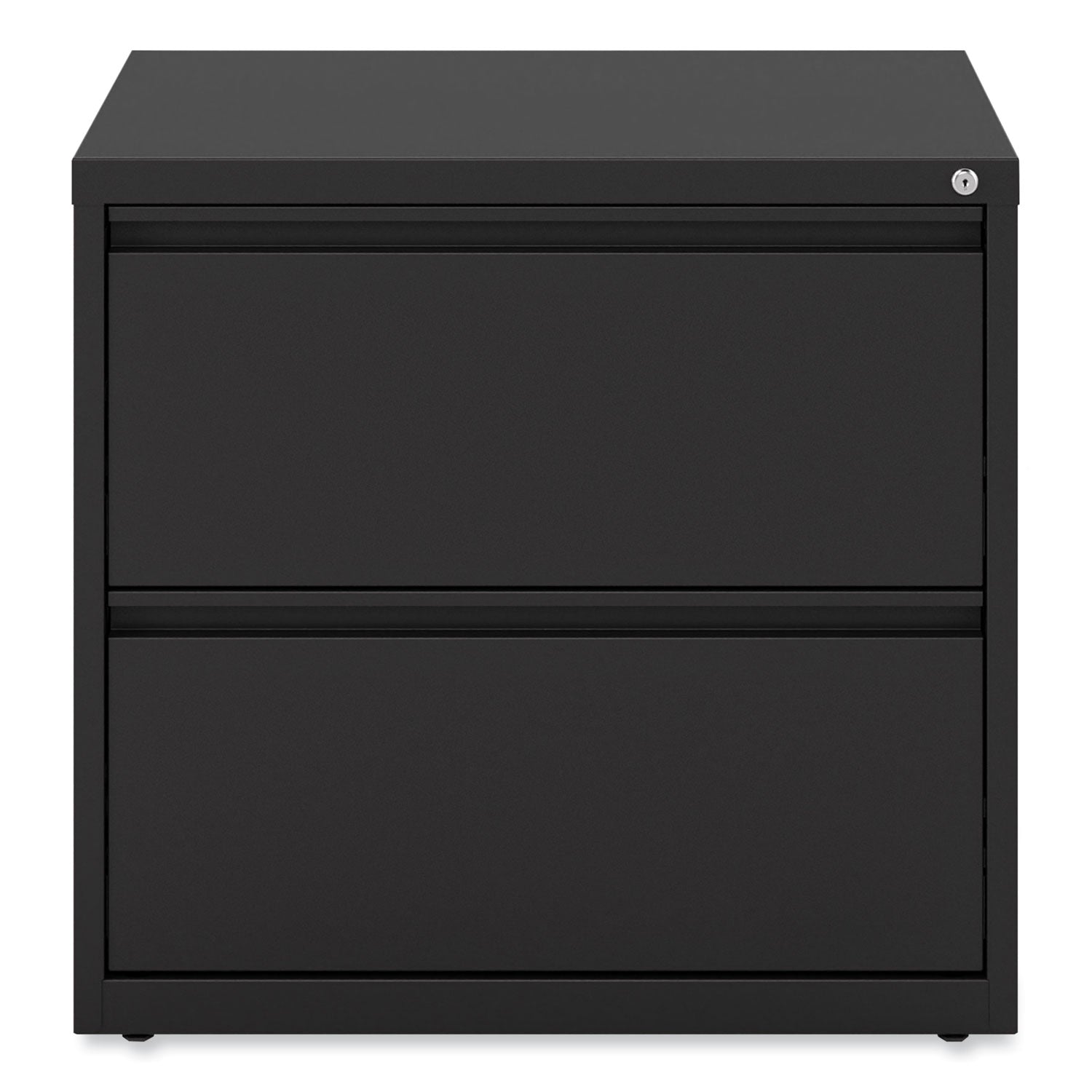 Alera Lateral File, 2 Legal/Letter-Size File Drawers, Black, 30" x 18.63" x 28"