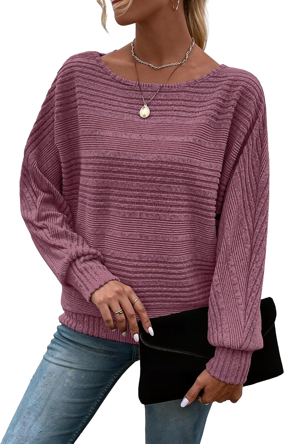 Long Sleeve Shirts for Women Tunic Tops Pullover Sweaters