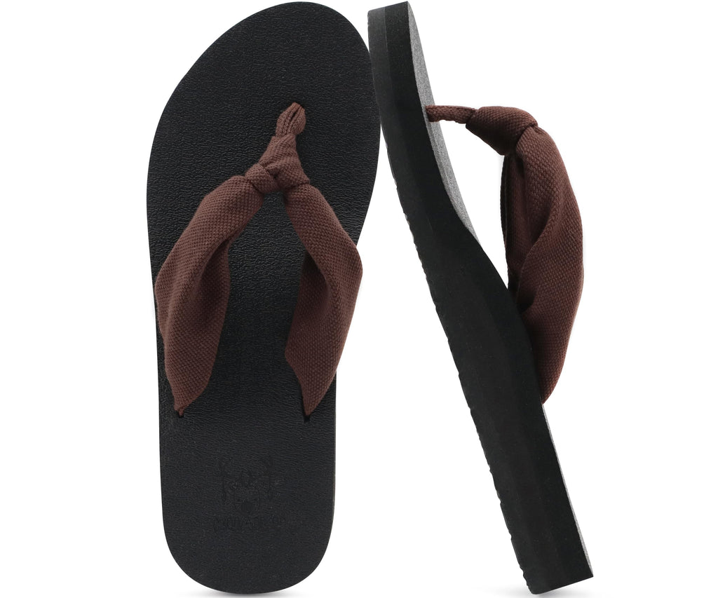 KuaiLu Flip Flops for Women with Arch Support Summer Beach Thong Sandals