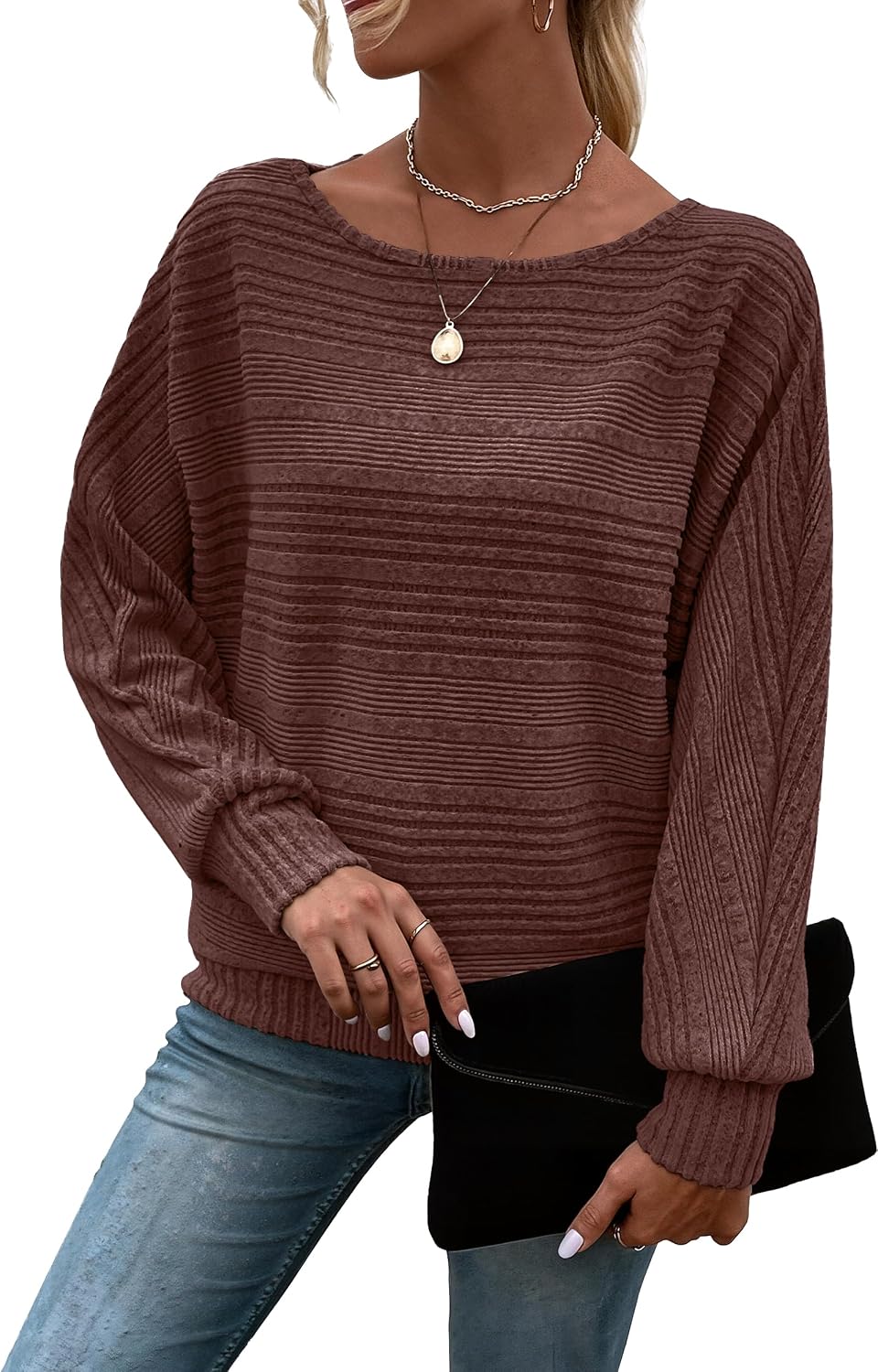 Long Sleeve Shirts for Women Tunic Tops Pullover Sweaters