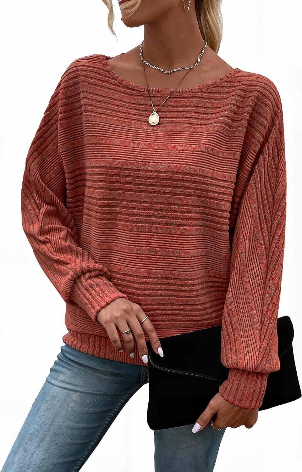 Long Sleeve Shirts for Women Tunic Tops Pullover Sweaters