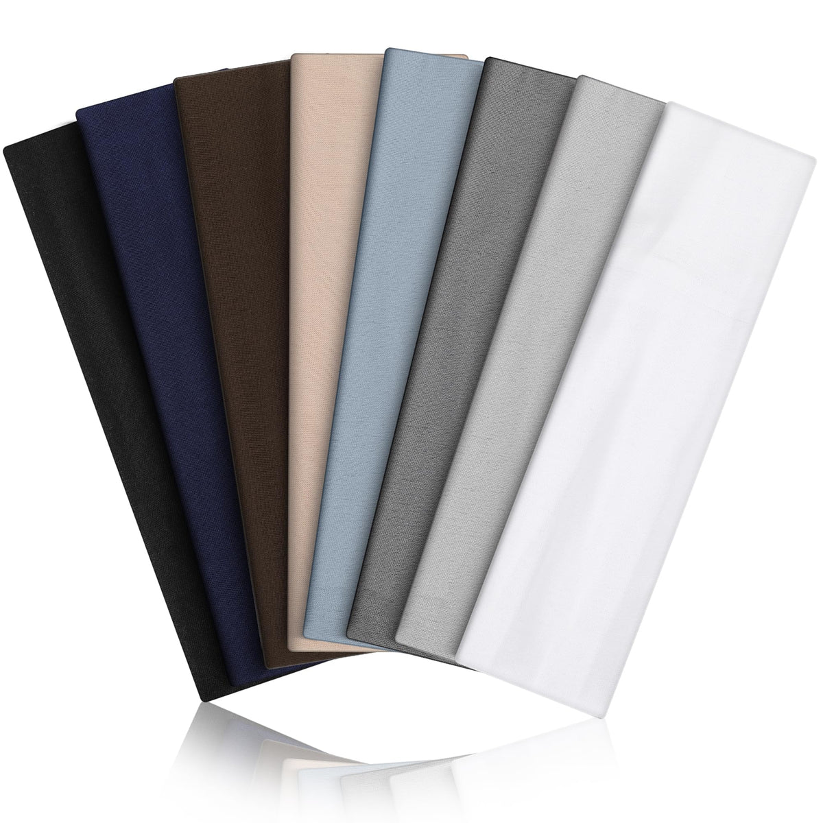 Headbands for Women 8PCS, Summer-Exclusive Elastic Non Slip Hair Head Bands