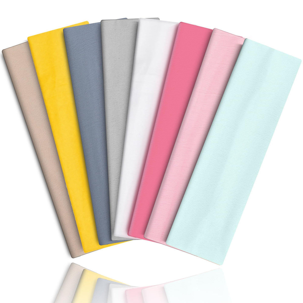 Headbands for Women 8PCS, Summer-Exclusive Elastic Non Slip Hair Head Bands