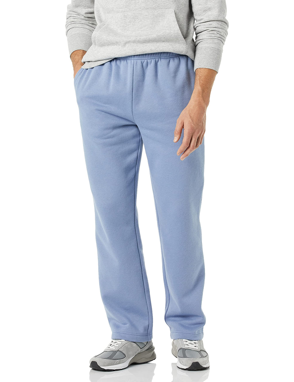Amazon Essentials Men's Fleece Open Bottom Sweatpant (Available in Big & Tall)