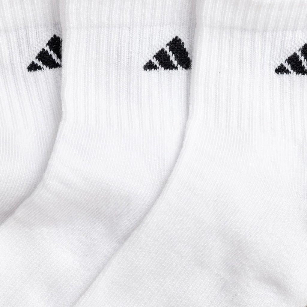 adidas Men's Athletic Cushioned Quarter Ankle Socks 6 Pairs