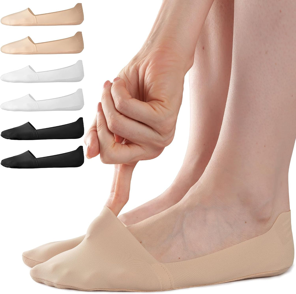 Sofier No Show Socks Womens,6 Pairs Non Slip Low Cut Invisible Liner