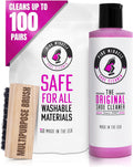 Shoe Cleaner Kit for Sneakers, Leather, Suede, Canvas & Washable Fabrics