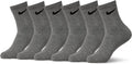 Nike Adult Everyday Cushioned Training Ankle Socks (6-Packs) | Mens Womens