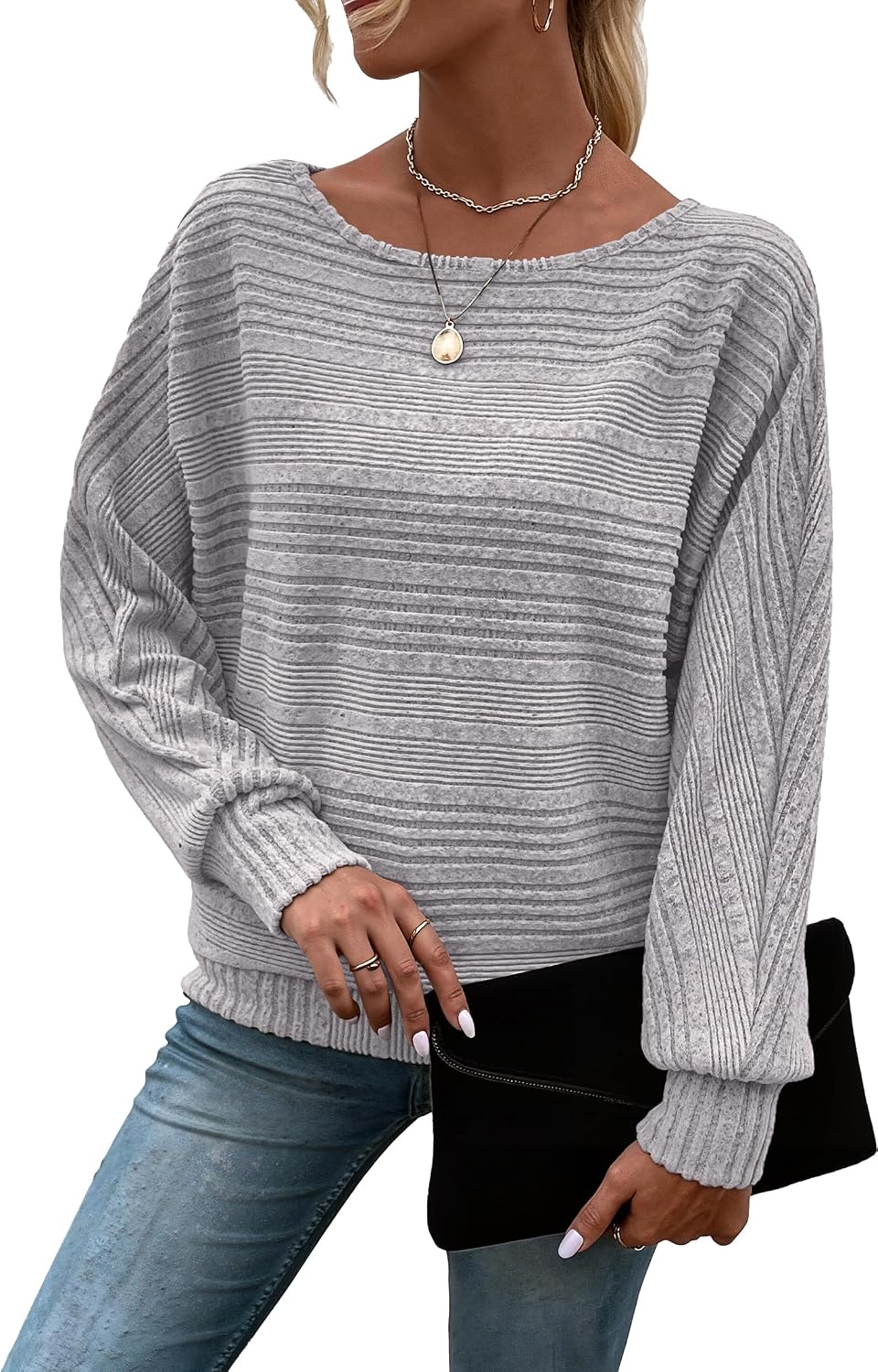 Long Sleeve Shirts for Women Tunic Tops Pullover Sweaters