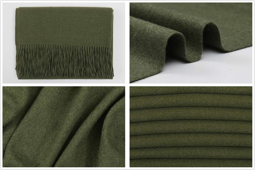 RIIQIICHY Winter Scarfs for Women Pashmina Shawls Wraps for Evening Dresses Large Warm Soft Scarves