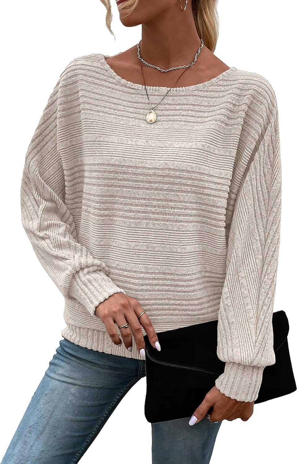 Long Sleeve Shirts for Women Tunic Tops Pullover Sweaters