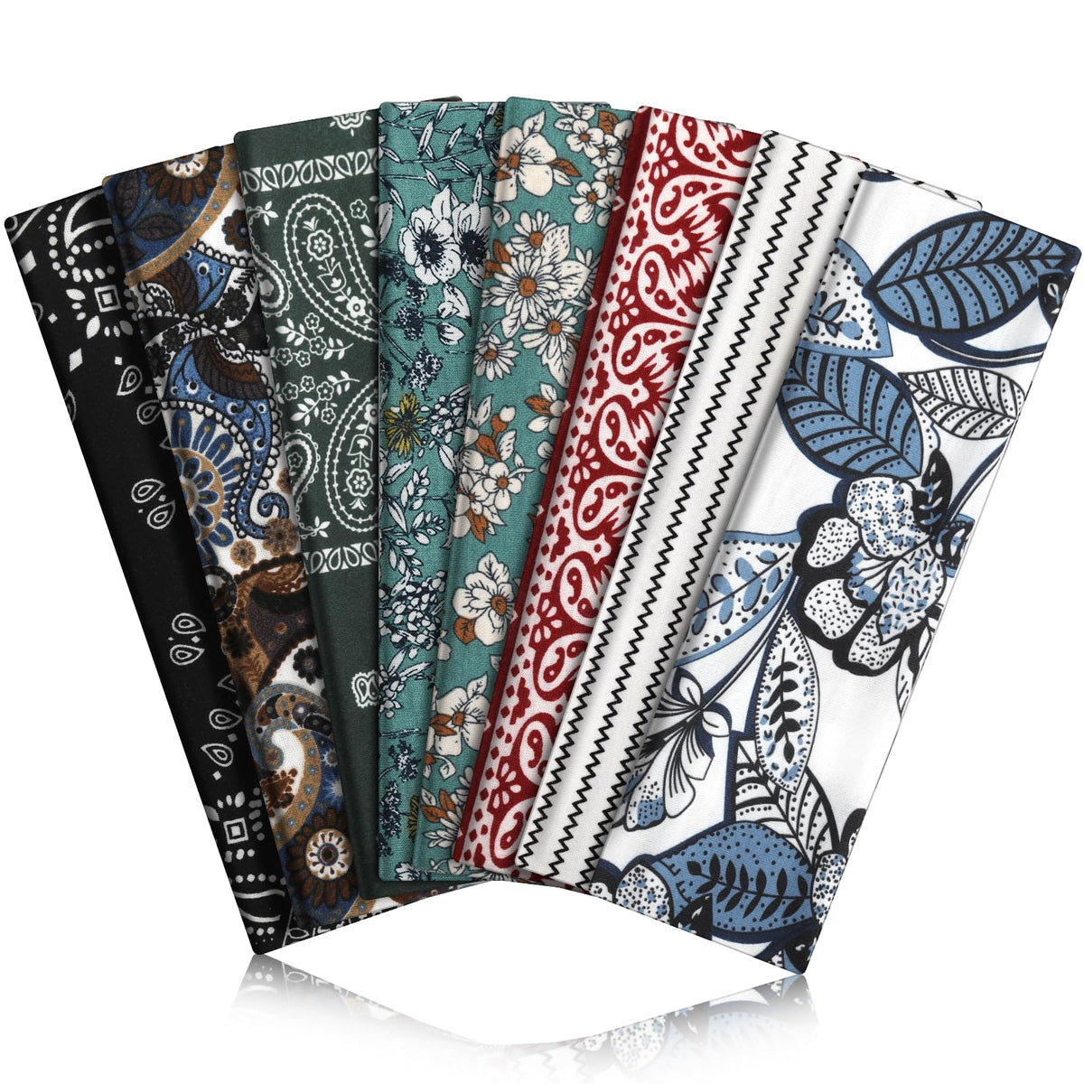 Headbands for Women 8PCS, Summer-Exclusive Elastic Non Slip Hair Head Bands