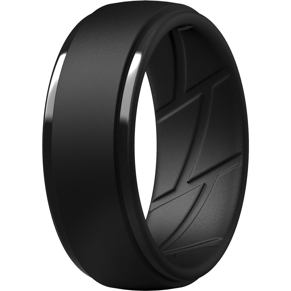 ThunderFit Men's Silicone Rings, Breathable Rubber Bands, 10mm Wide