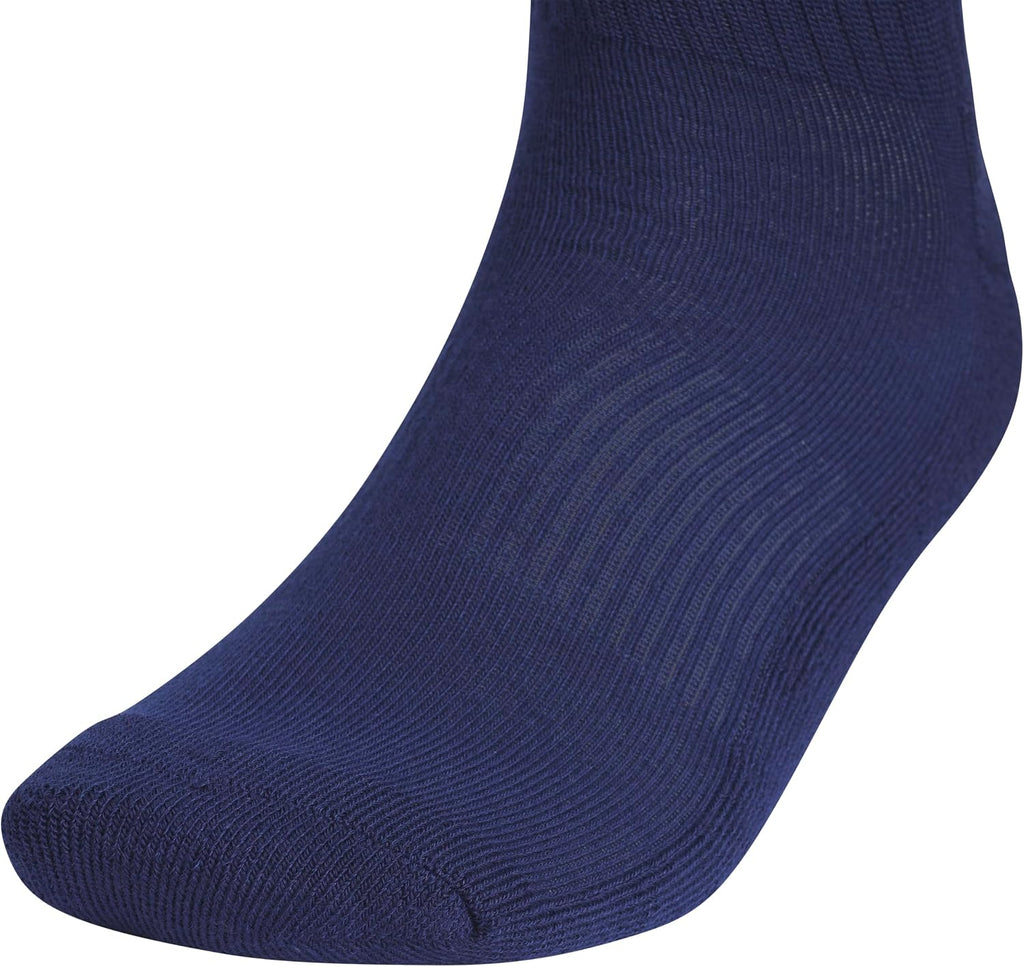 adidas Men's Athletic Cushioned Quarter Ankle Socks 6 Pairs
