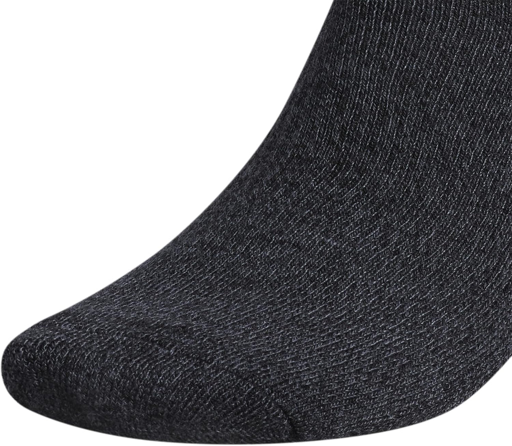 adidas Men's Athletic Cushioned Quarter Ankle Socks 6 Pairs