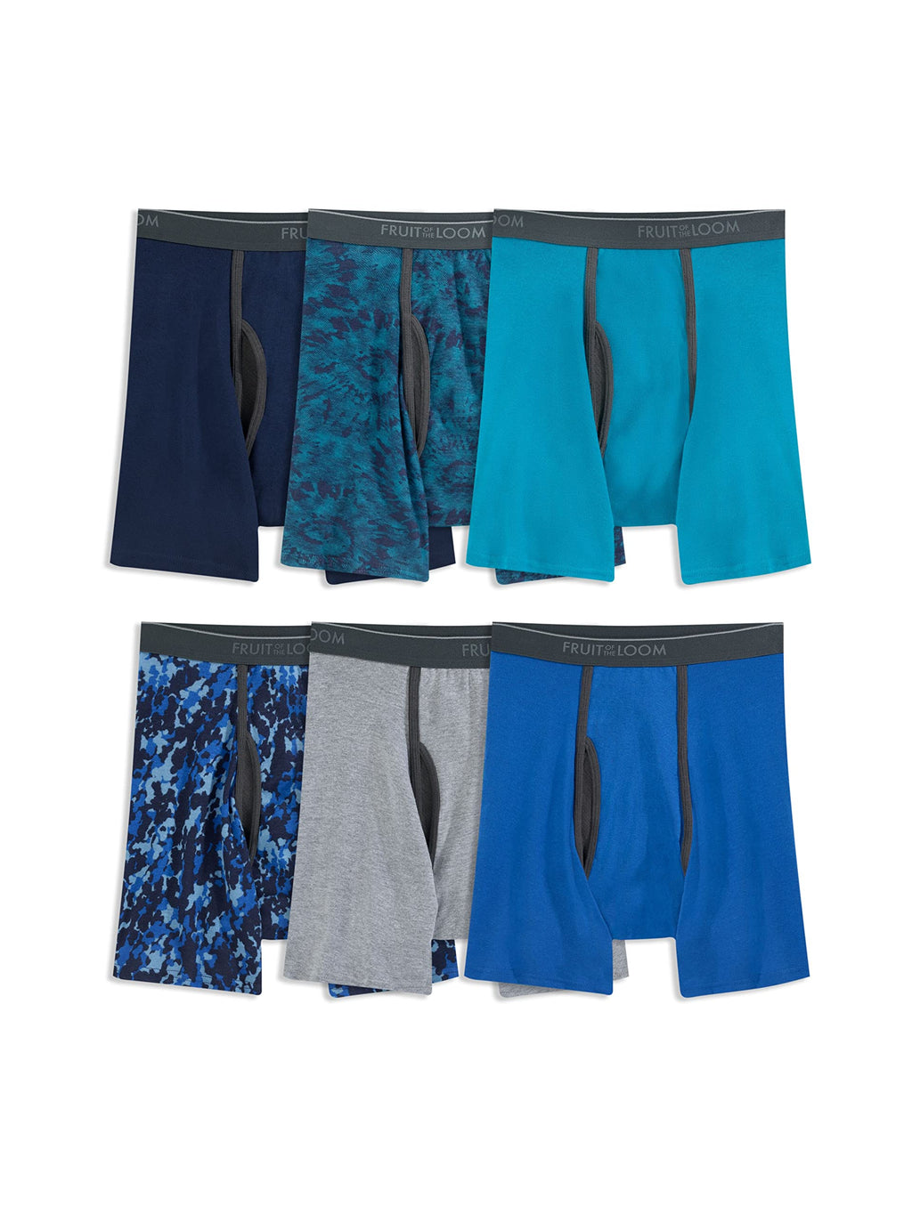 Fruit of the Loom Men's Coolzone Boxer Briefs, Moisture Wicking & Breathable