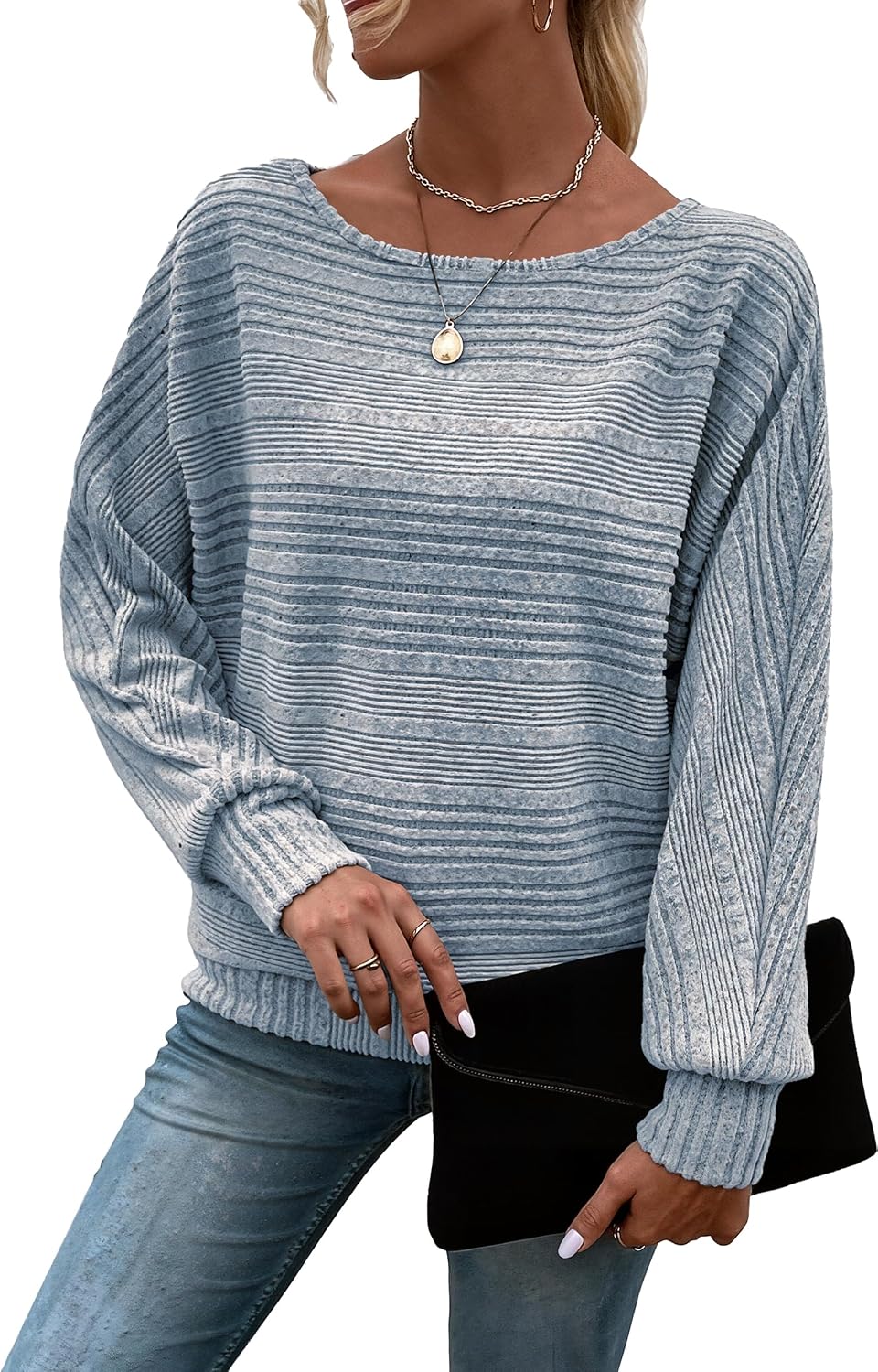 Long Sleeve Shirts for Women Tunic Tops Pullover Sweaters