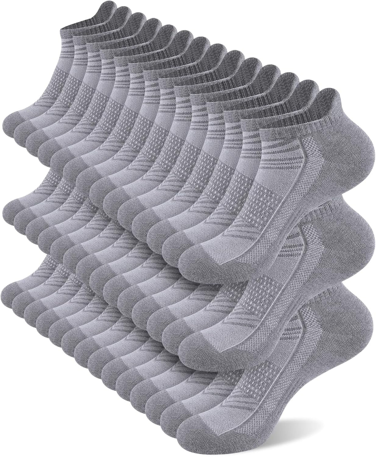 shnn 14 Pairs Mens/Womens Ankle Socks Breathable Casual Low Cut Short Socks for Men/Women with Heel Tab