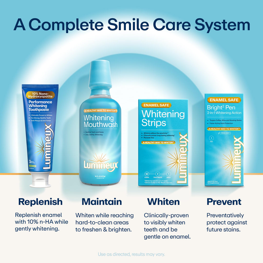 Lumineux 10% Nano Hydroxyapatite Whitening Toothpaste, 3.75 oz, 2 Pack