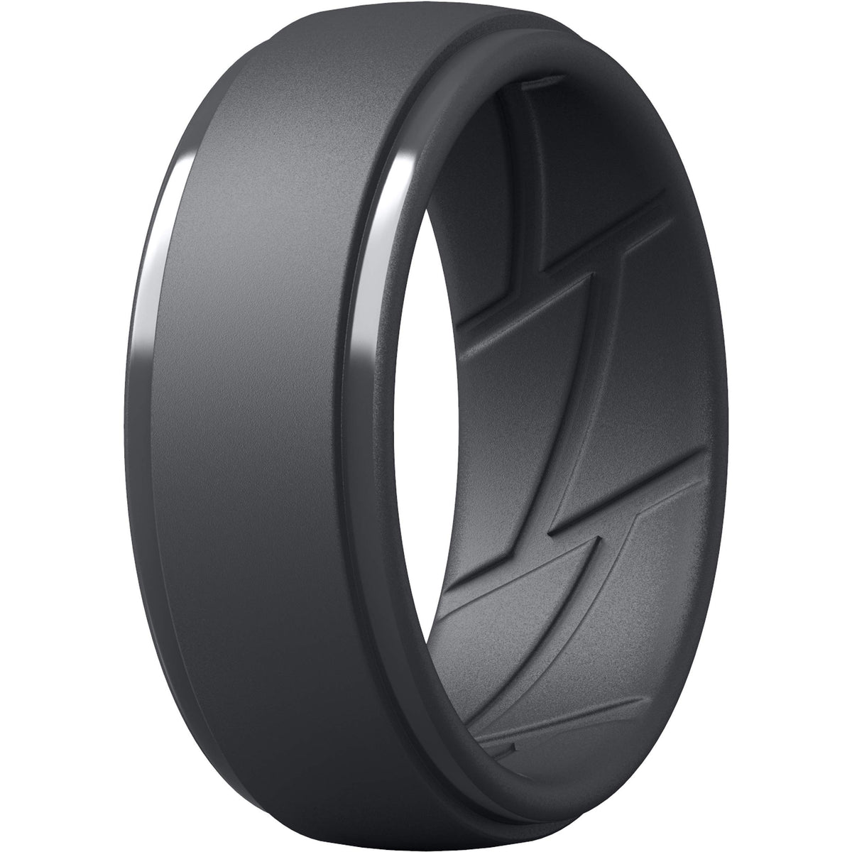 ThunderFit Men's Silicone Rings, Breathable Rubber Bands, 10mm Wide