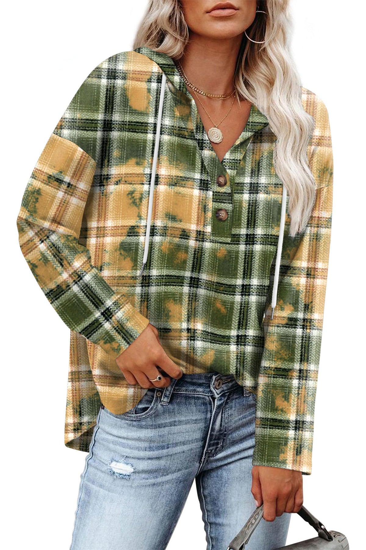 RUMIA Womens Tops V Neck Sweatshirt for Women Pullover Fall Outfits Loose