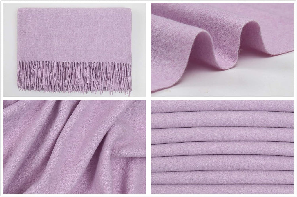 RIIQIICHY Winter Scarfs for Women Pashmina Shawls Wraps for Evening Dresses Large Warm Soft Scarves