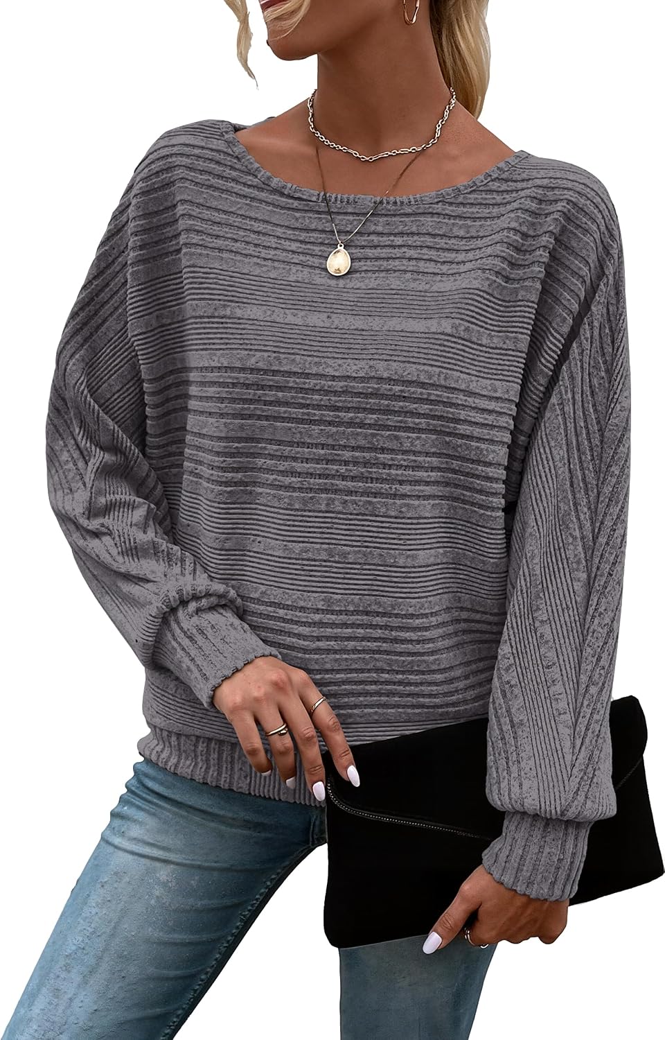 Long Sleeve Shirts for Women Tunic Tops Pullover Sweaters