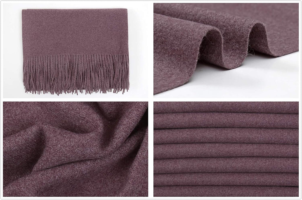 RIIQIICHY Winter Scarfs for Women Pashmina Shawls Wraps for Evening Dresses Large Warm Soft Scarves