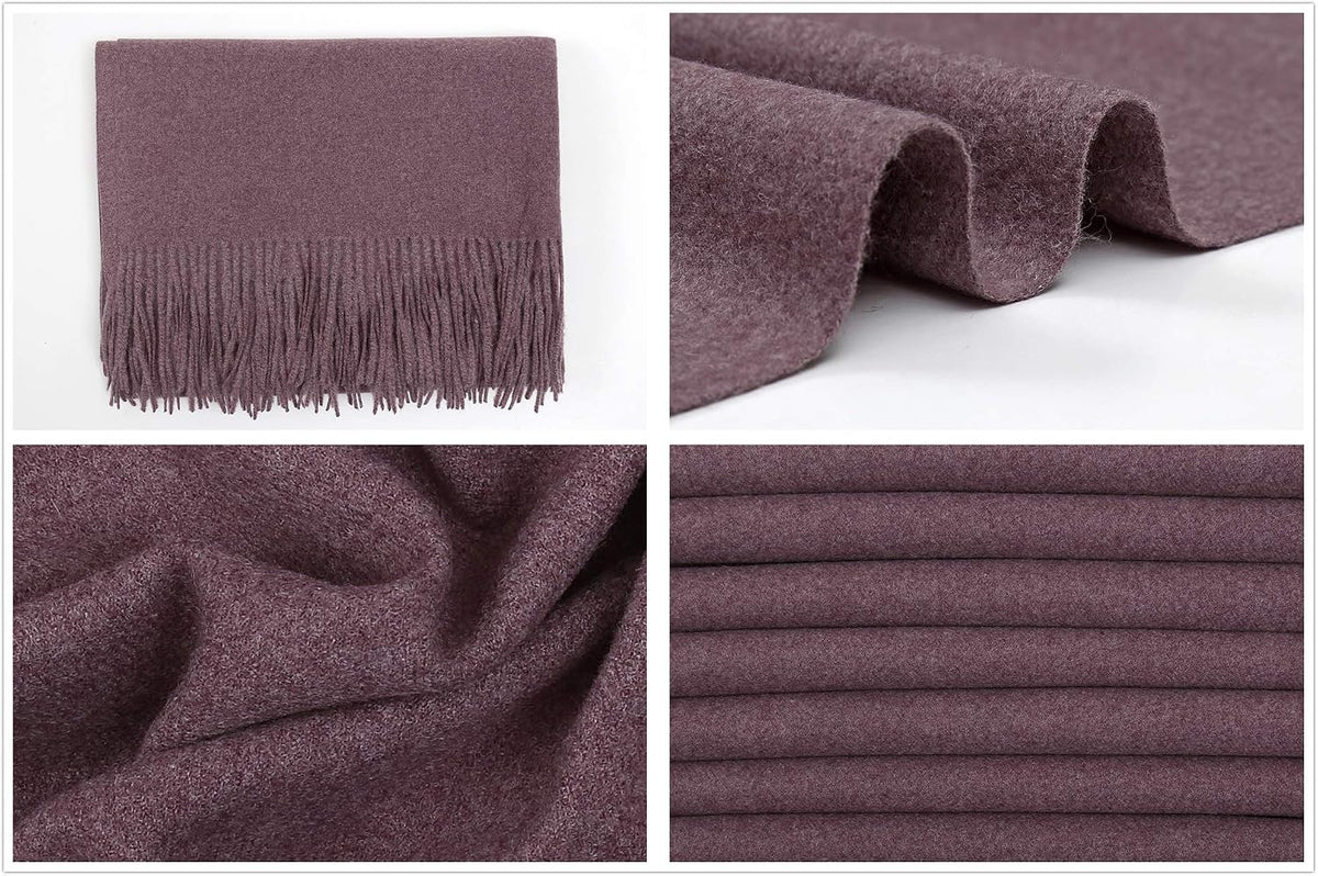 RIIQIICHY Winter Scarfs for Women Pashmina Shawls Wraps for Evening Dresses Large Warm Soft Scarves
