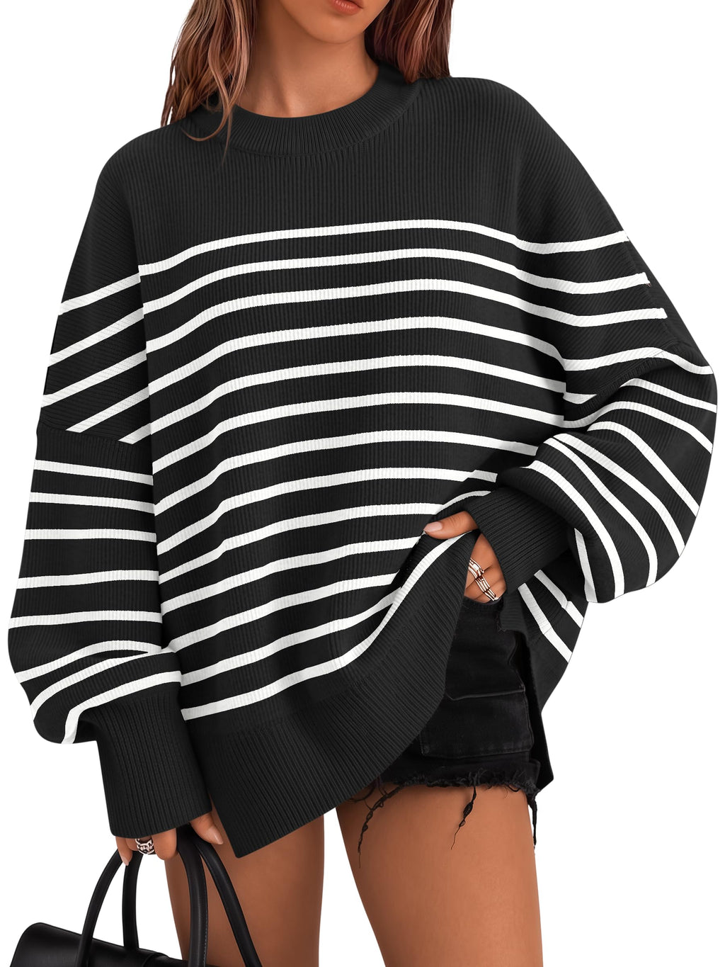 LILLUSORY Oversized Sweaters for Women 2026 Fall Fashion Outfits Clothes