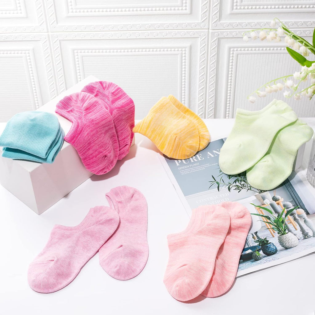 IDEGG Women & Men No Show Low Cut Anti‑Slip Casual Sports Running Socks