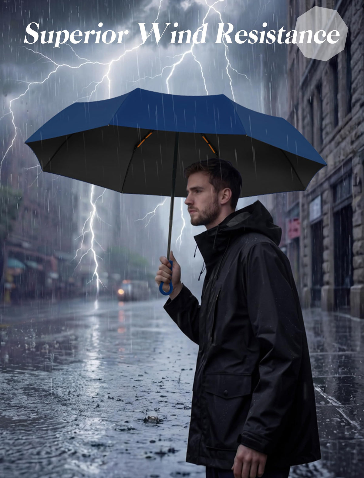 Seniny Mini Travel Umbrella with Case, Compact Pocket Size UV Sun & Rain