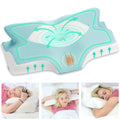 Memory Foam Neck Pillow – Ergonomic Support for Side and Back Sleepers