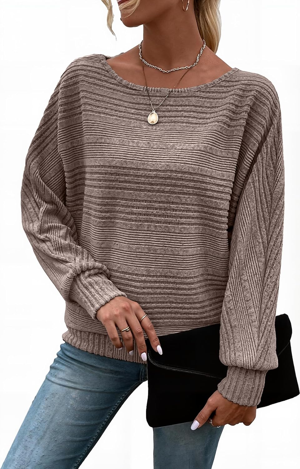 Long Sleeve Shirts for Women Tunic Tops Pullover Sweaters