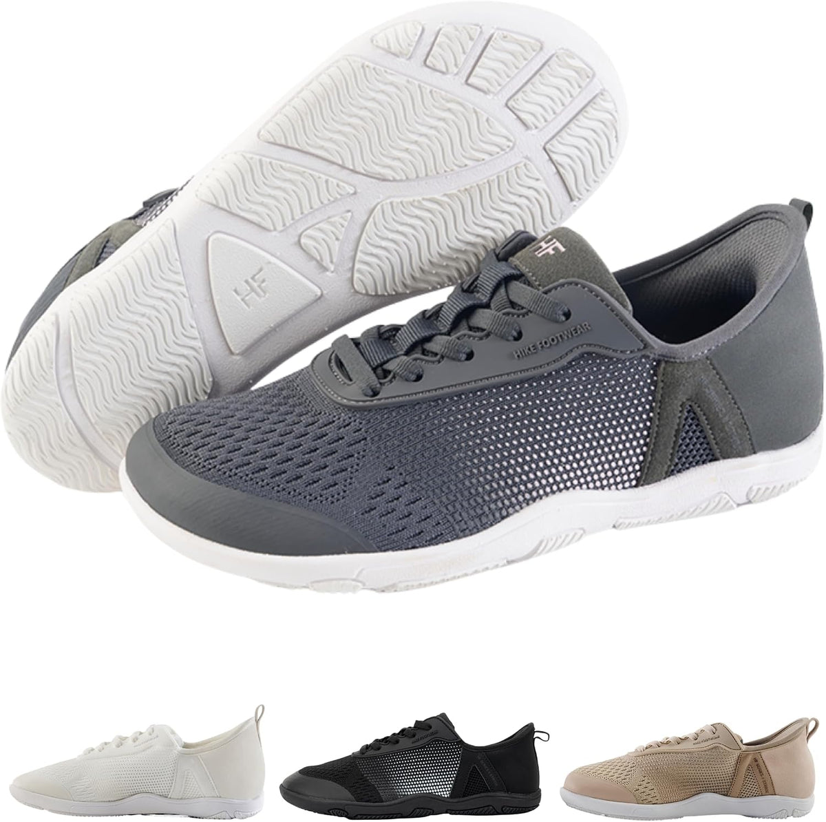 Hike Footwear HF Stride Barefoot Slip On Shoes for Women Men, Wide Toe Box