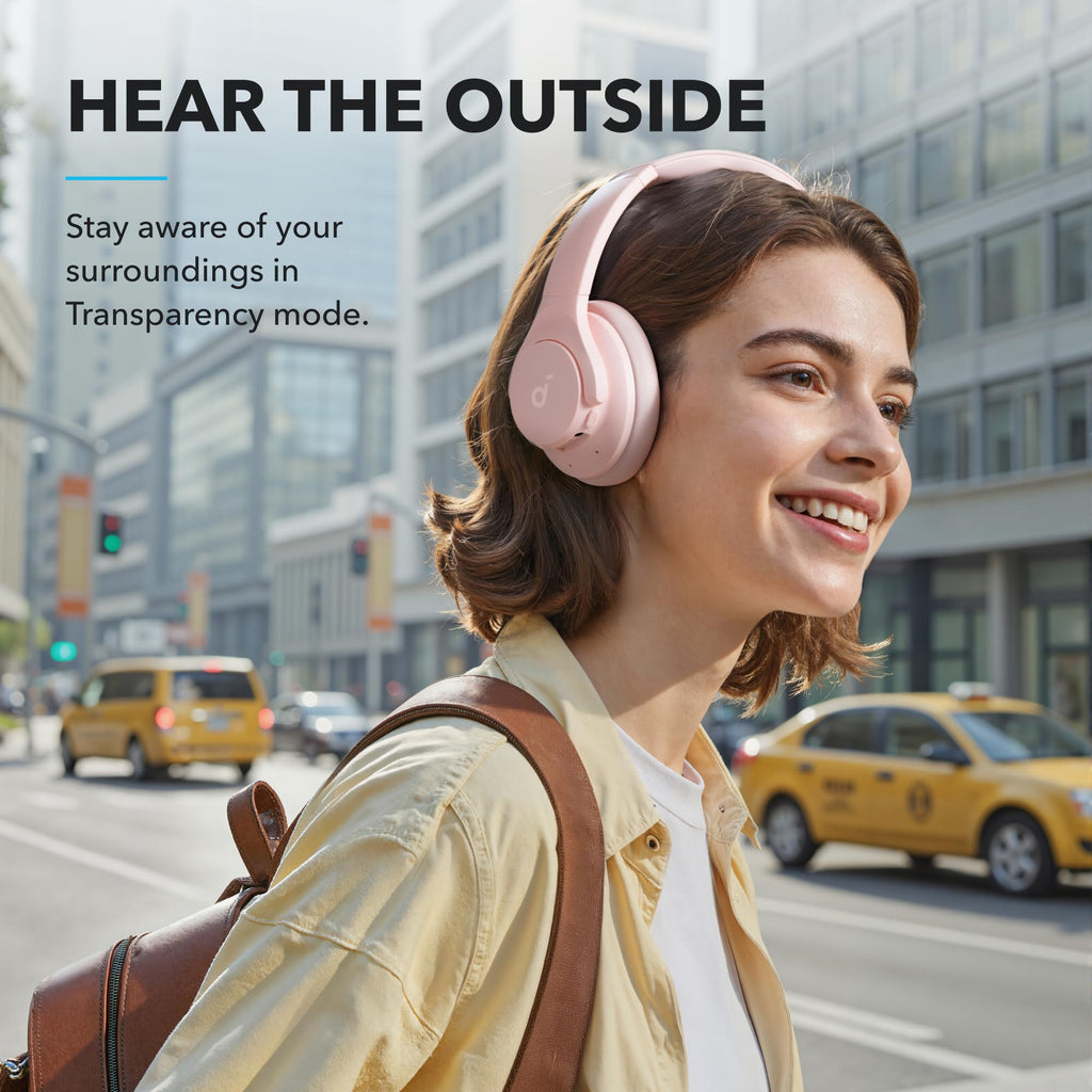 Soundcore by Anker Q20i Hybrid Active Noise Cancelling Headphones, Black