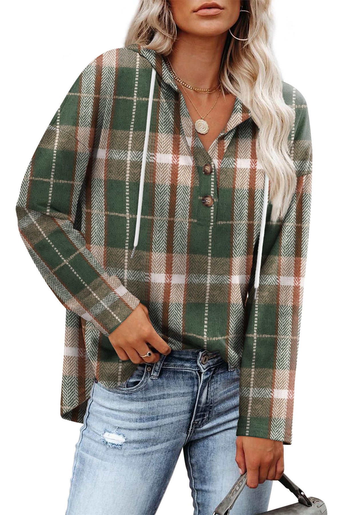 RUMIA Womens Tops V Neck Sweatshirt for Women Pullover Fall Outfits Loose