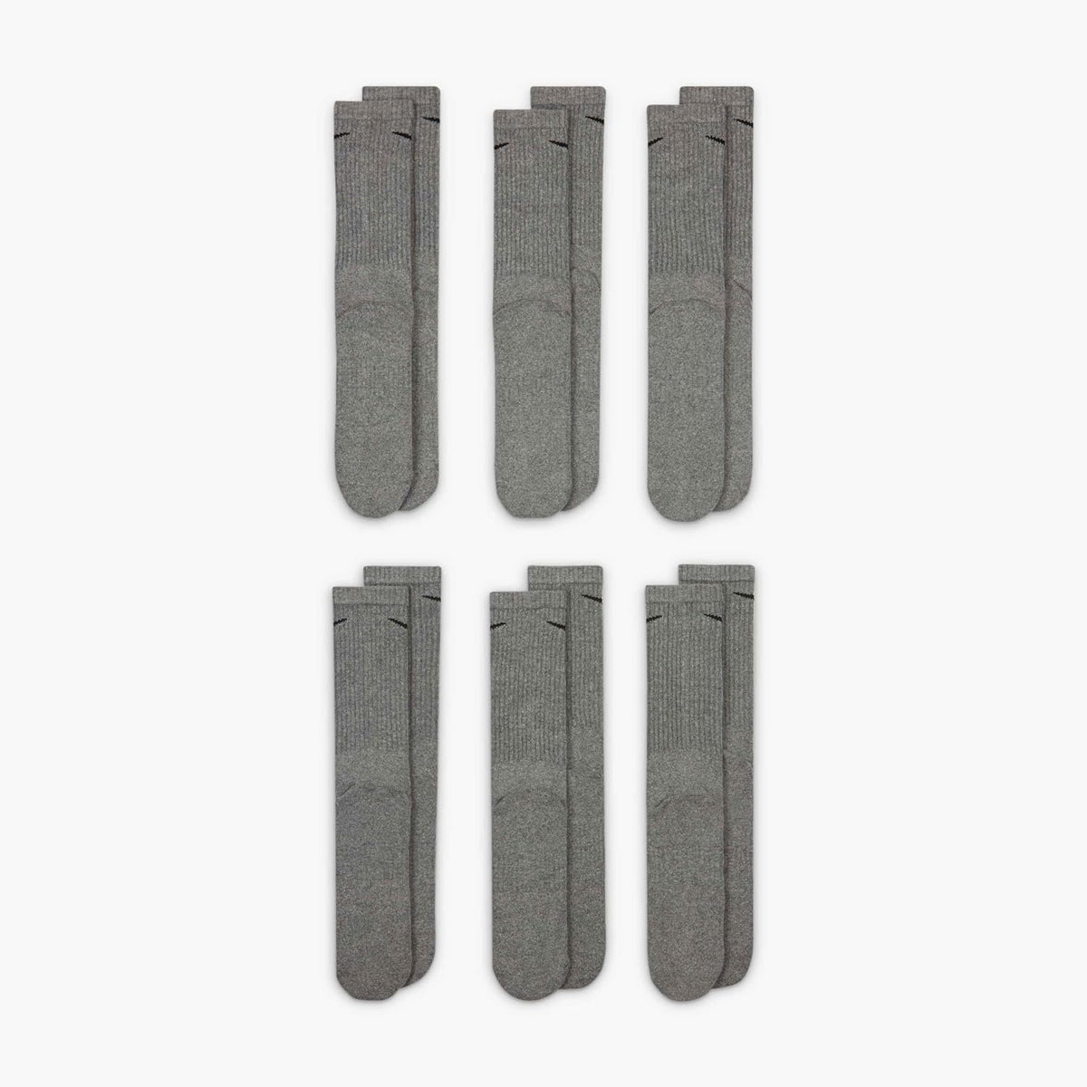 Nike Adult Everyday Cushioned Training Crew Socks (6-Packs) | Mens & Womens