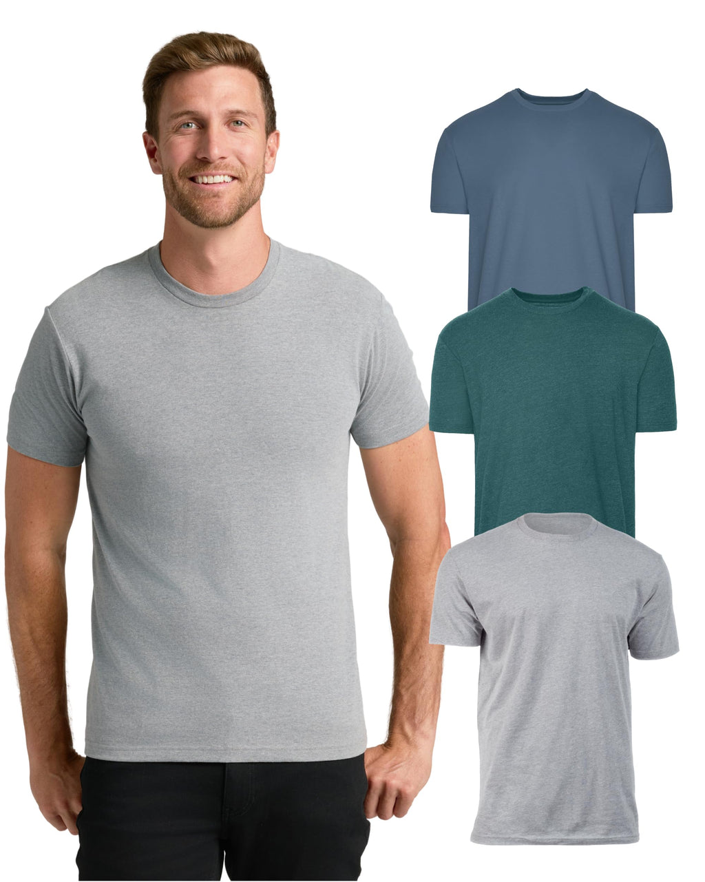 True Classic Mens T-Shirts – Short Sleeve Crew Neck