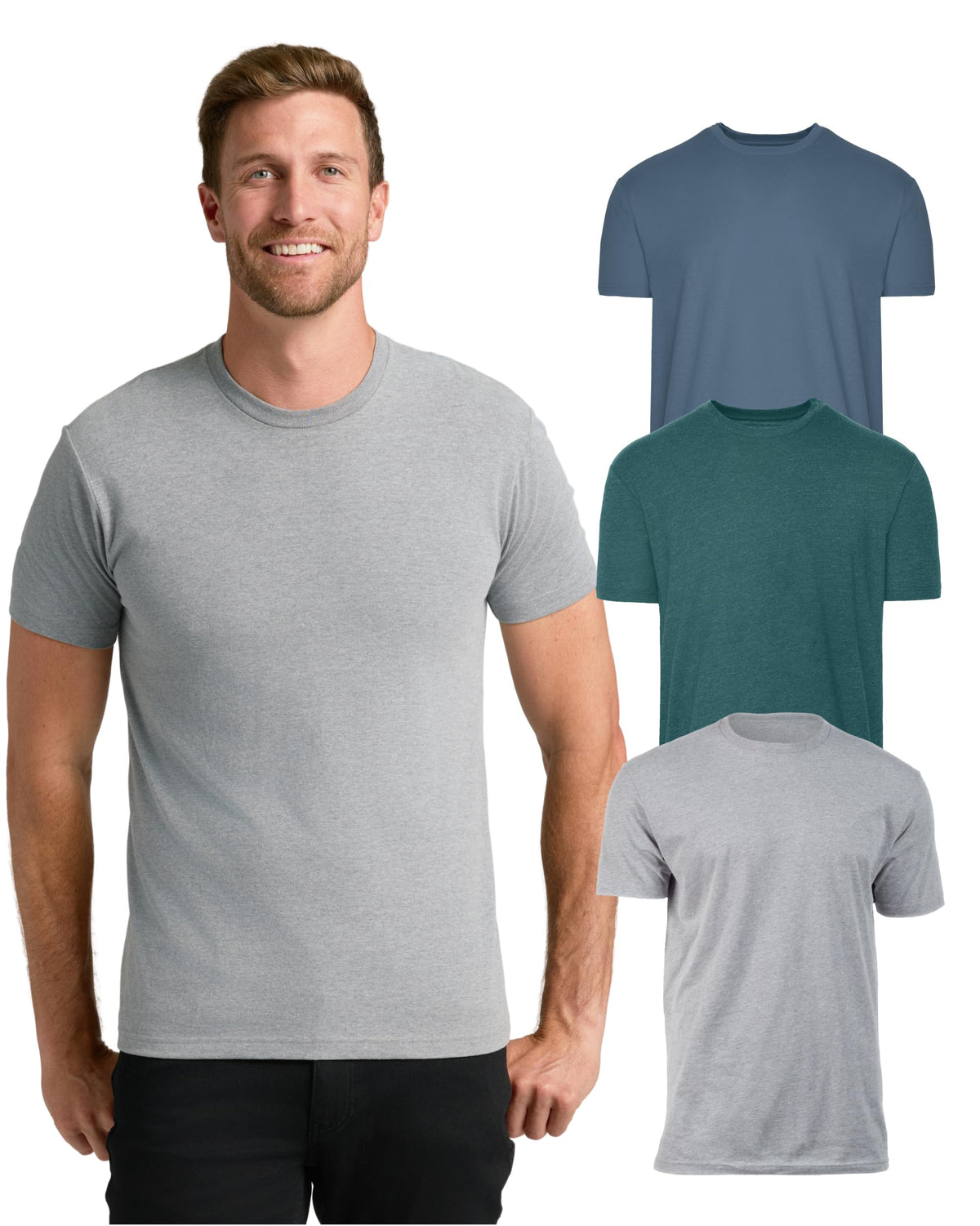 True Classic Mens T-Shirts – Short Sleeve Crew Neck