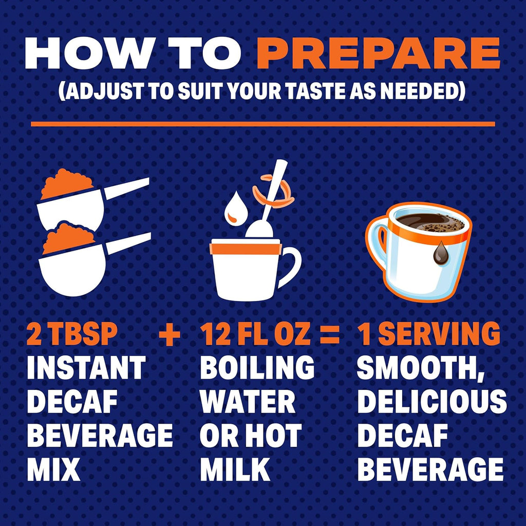 Maxwell House Instant Cafe-Style Beverage Mix, Decaf and Sugar Free, Easy to Prepare, 1 Canister, for Quick Morning Coffee or Afternoon Treat, Suisse Mocha Cafe, Kosher Dairy, 4.4 oz