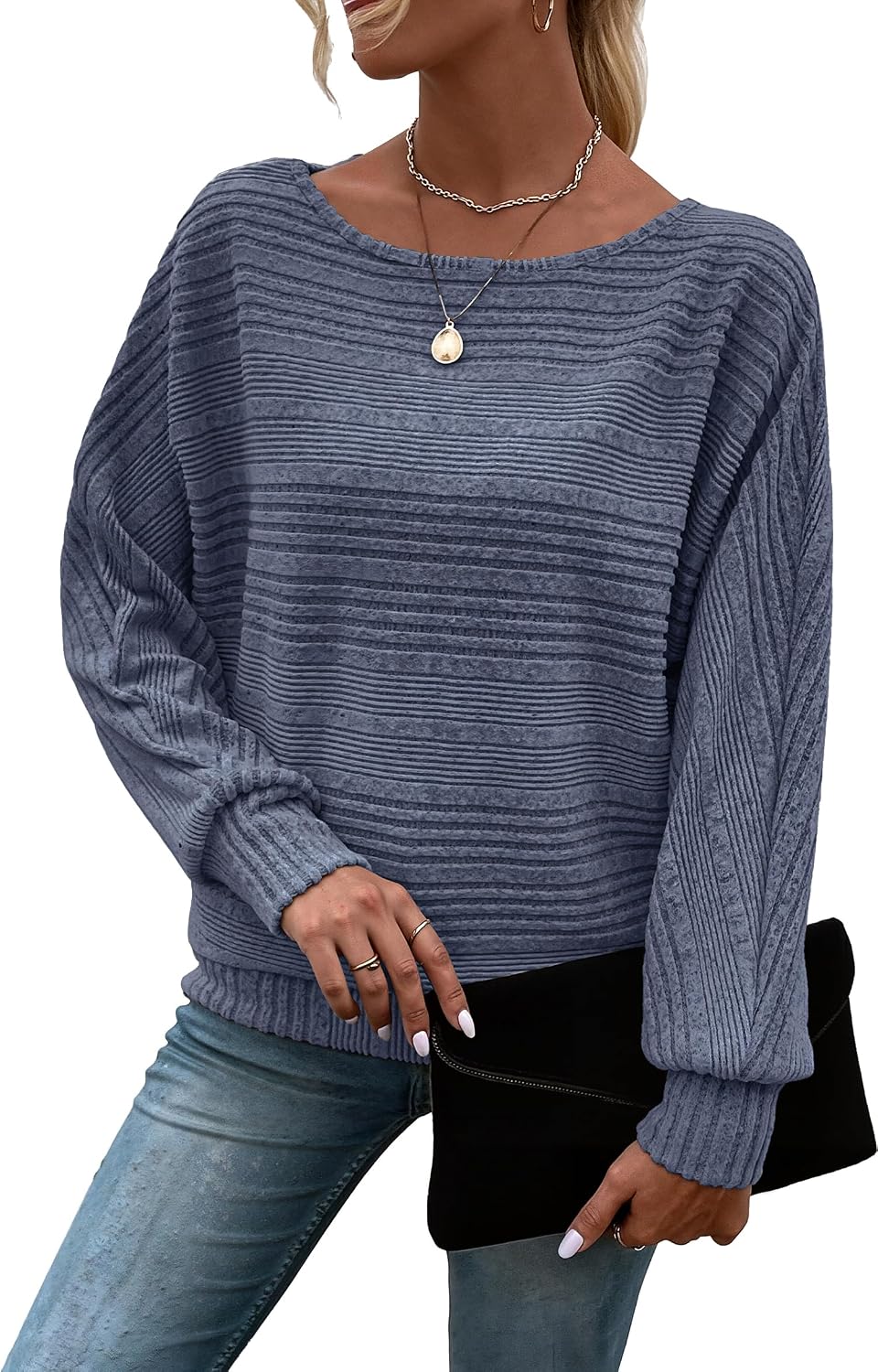 Long Sleeve Shirts for Women Tunic Tops Pullover Sweaters