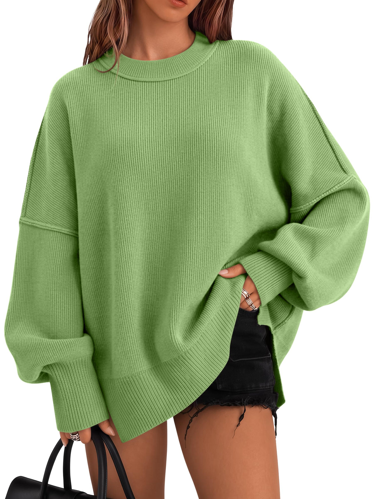 LILLUSORY Oversized Sweaters for Women 2026 Fall Fashion Outfits Clothes
