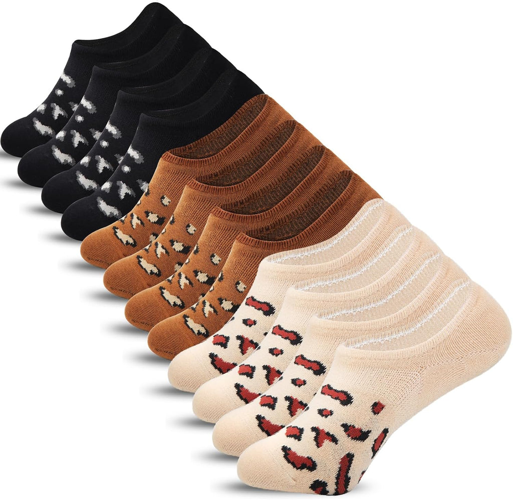 IDEGG Women & Men No Show Low Cut Anti‑Slip Casual Sports Running Socks