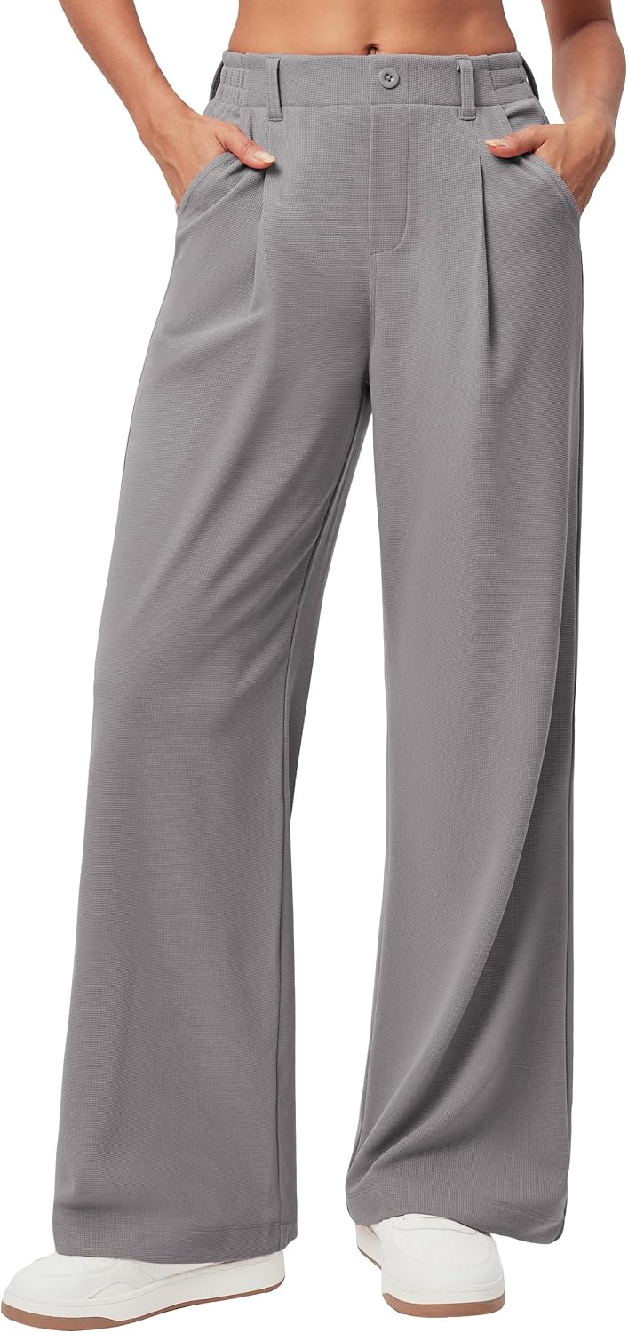 Ewedoos Wide Leg Dress Work Pants for Women Business Casual Office Outfits