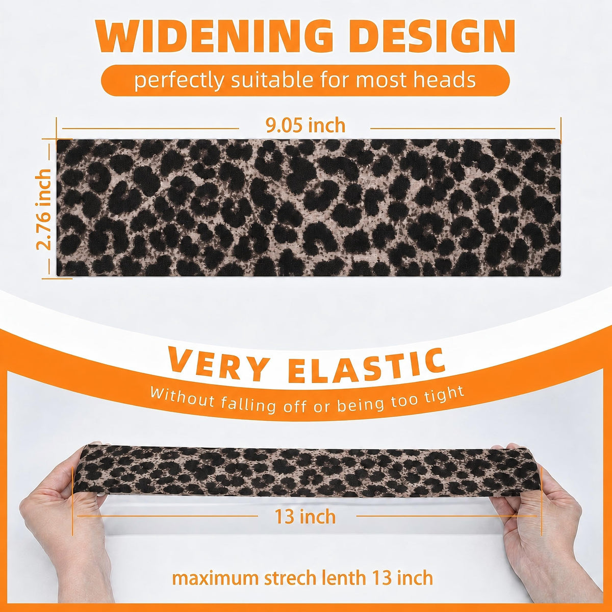 Headbands for Women 8PCS, Summer-Exclusive Elastic Non Slip Hair Head Bands
