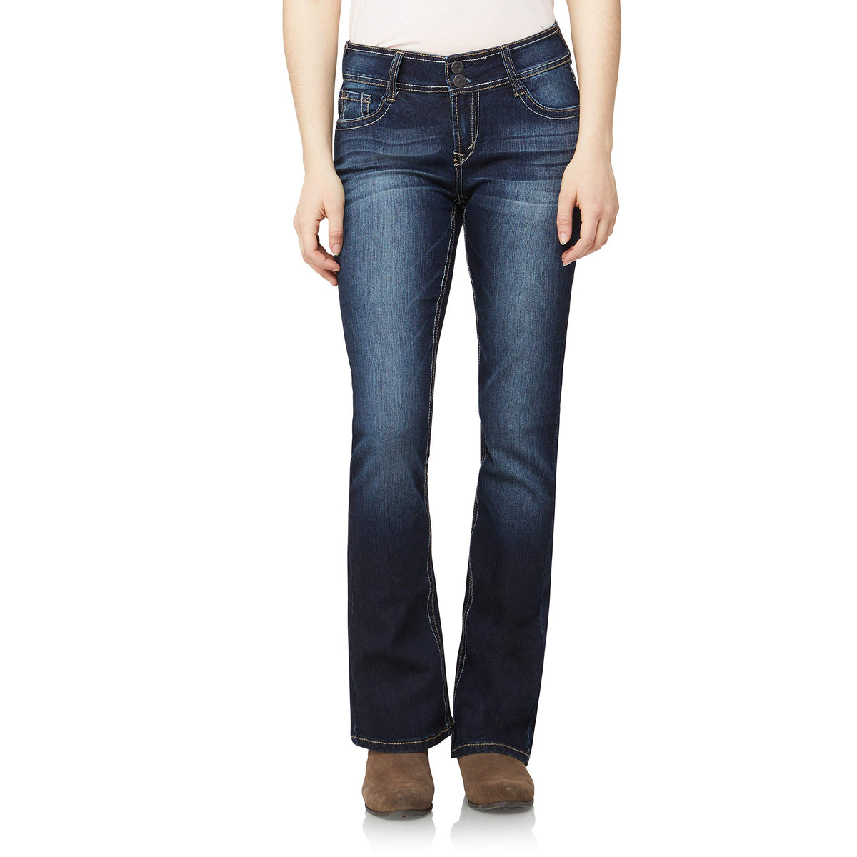 WallFlower Luscious Curvy Bootcut Jeans for Women, Sizes 0-24